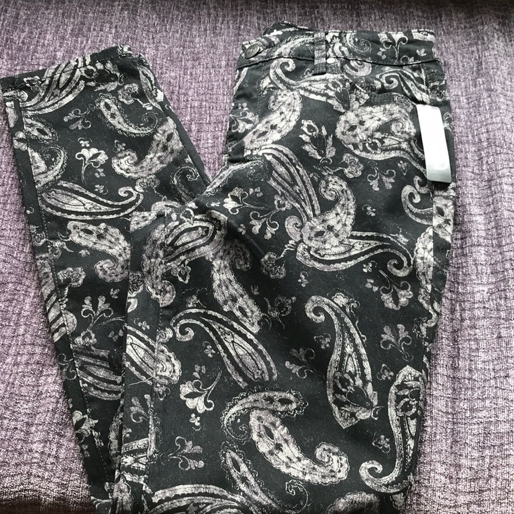 🆕 Black Printed Skinny Jean - Picture 7 of 7